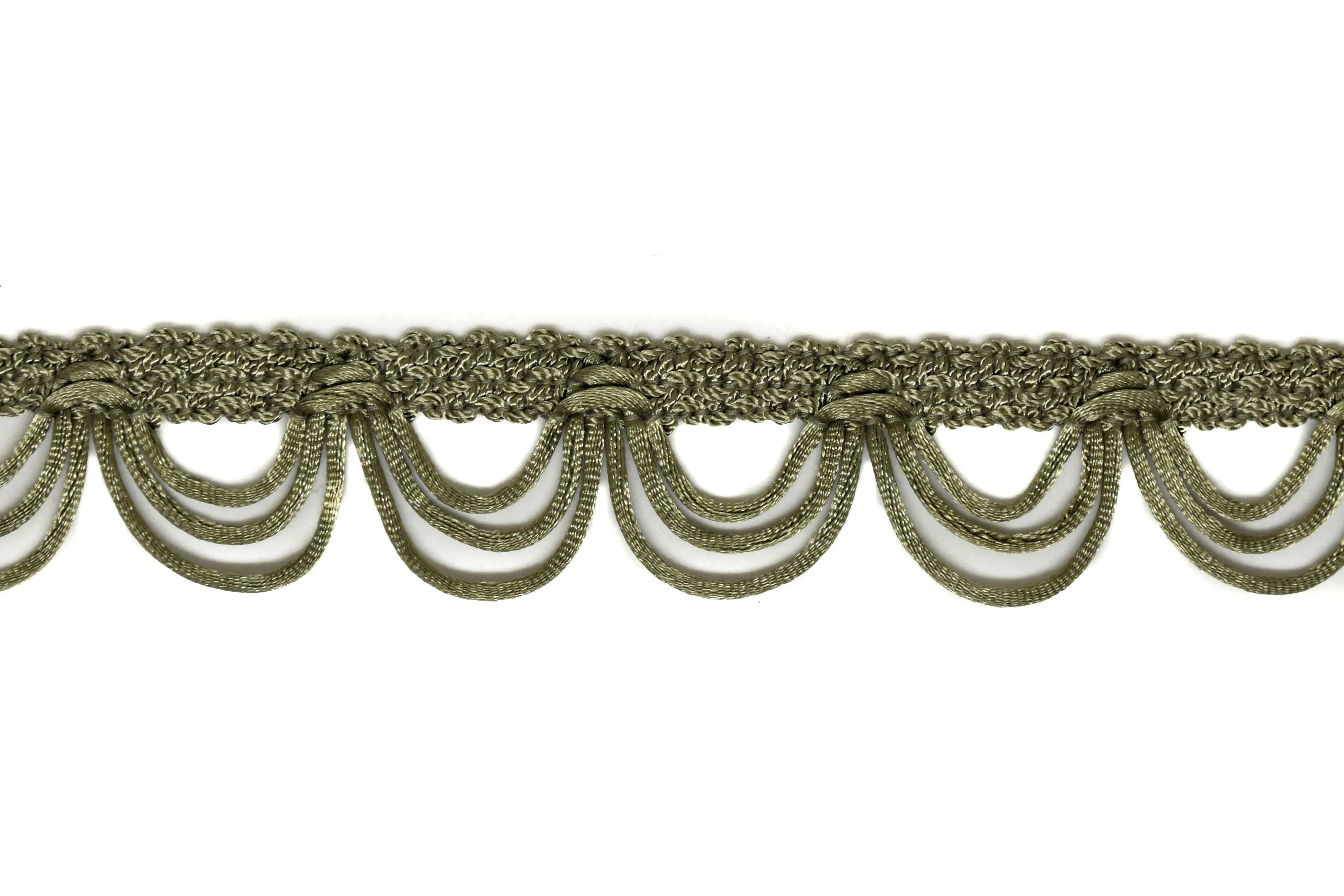 1 1/4" Looped Braided Gimp Trim