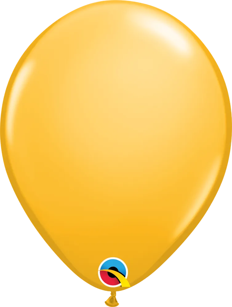11 inch Qualatex Goldenrod Latex Balloons 100ct