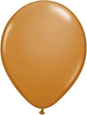 11 inch Qualatex Mocha Brown Latex 100ct.