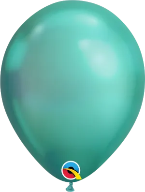 11in Qualatex Chrome Green Latex Balloon 100ct
