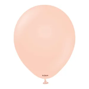 12 inch Kalisan Macaron Salmon Latex Balloons 100ct