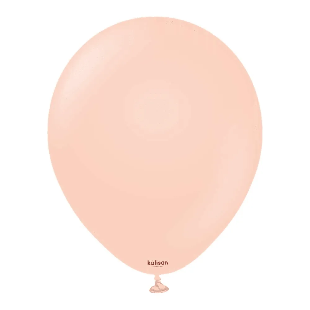 12 inch Kalisan Macaron Salmon Latex Balloons 100ct