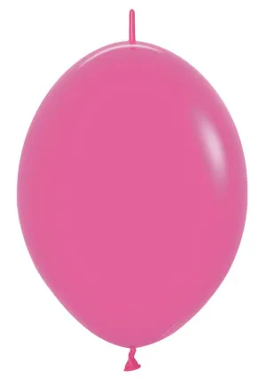 12 inch Sempertex Deluxe Fuchsia LINK-O-LOON 50ct