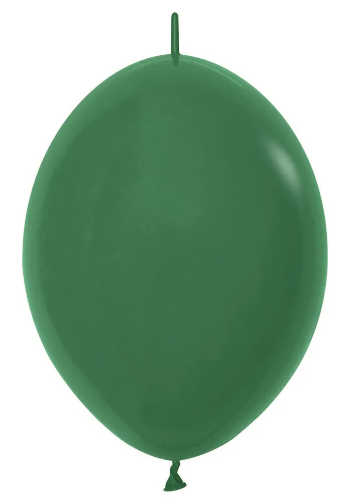 12 inch Sempertex Fashion Forest Green LINK-O-LOON 50ct
