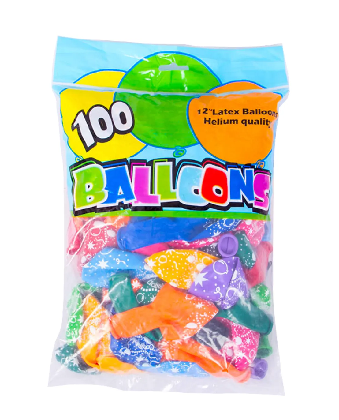 12" Assorted Happy Birthday Printed Balloon