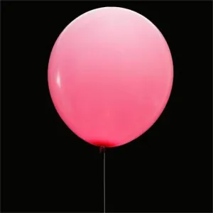 12" LED LIGHT UP THE NIGHT Latex Balloons 10/pk - White/Fushia