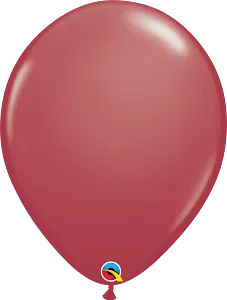 16 Inch Qualatex Cranberry Latex Balloons 50ct