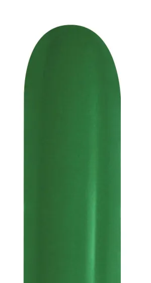 160 Sempertex Fashion Forest Green Latex Balloon 100ct
