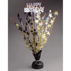 18" Happy Birthday Centerpiece