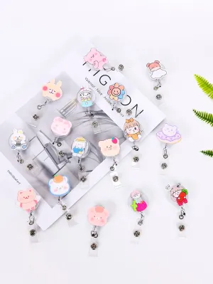 1pc Cartoon Graphic Random Card Buckle