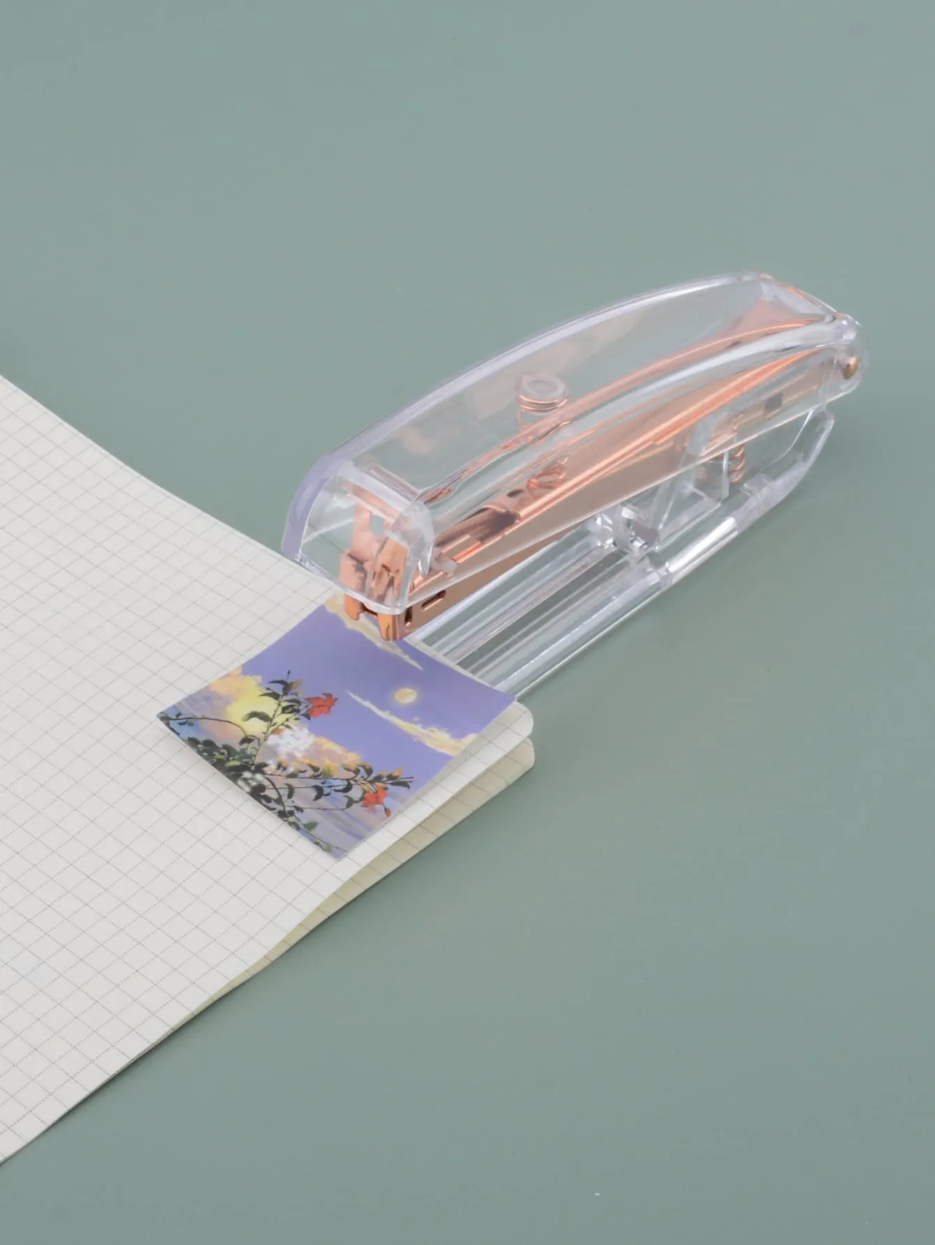 1pc Clear Stapler
