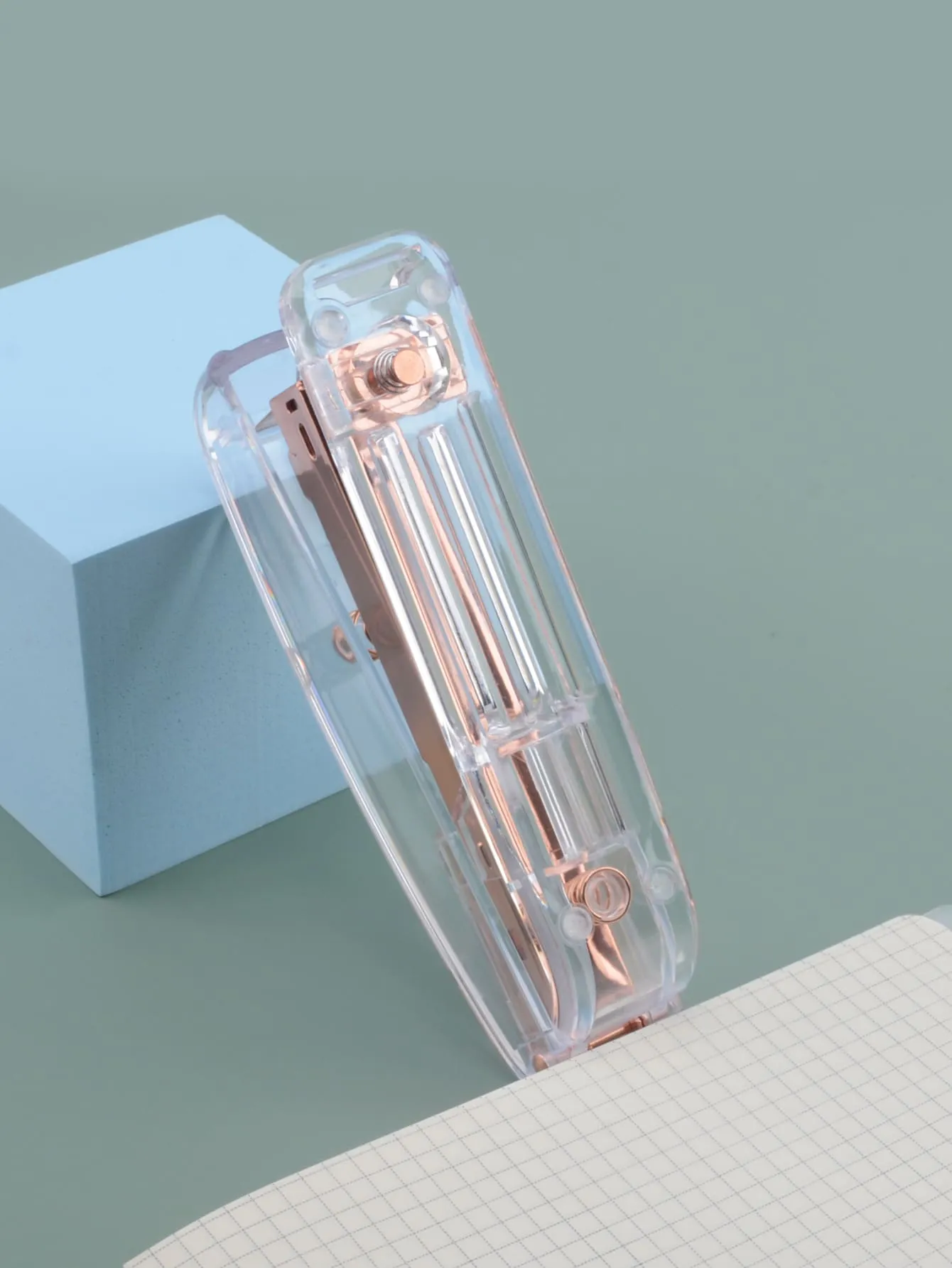 1pc Clear Stapler