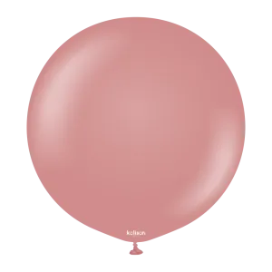 24 inch Kalisan Retro Rosewood Latex Balloons 2ct