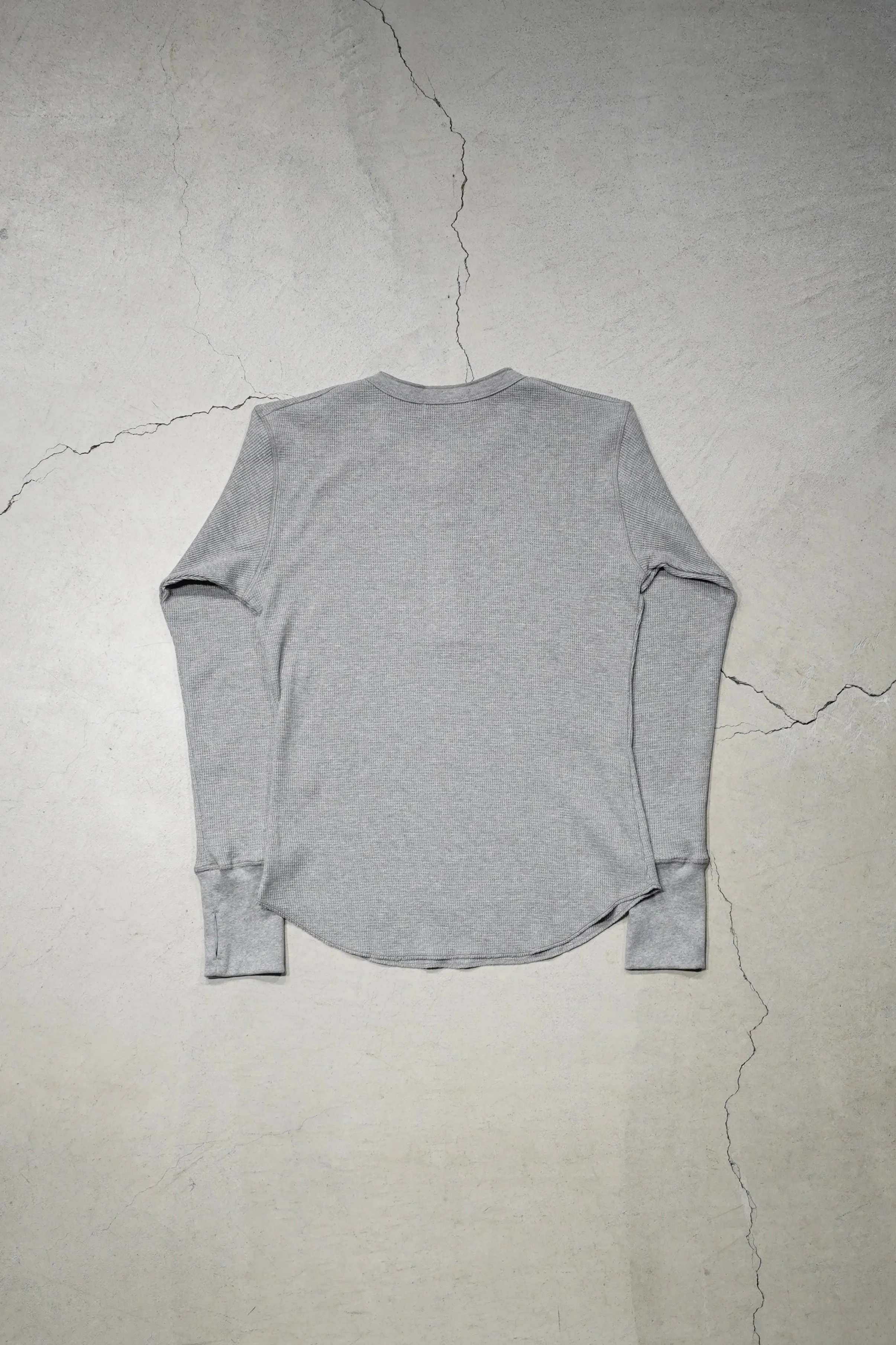 4B TIGHT WAFFLE LS (L.GRAY)(EXCLUSIVE)