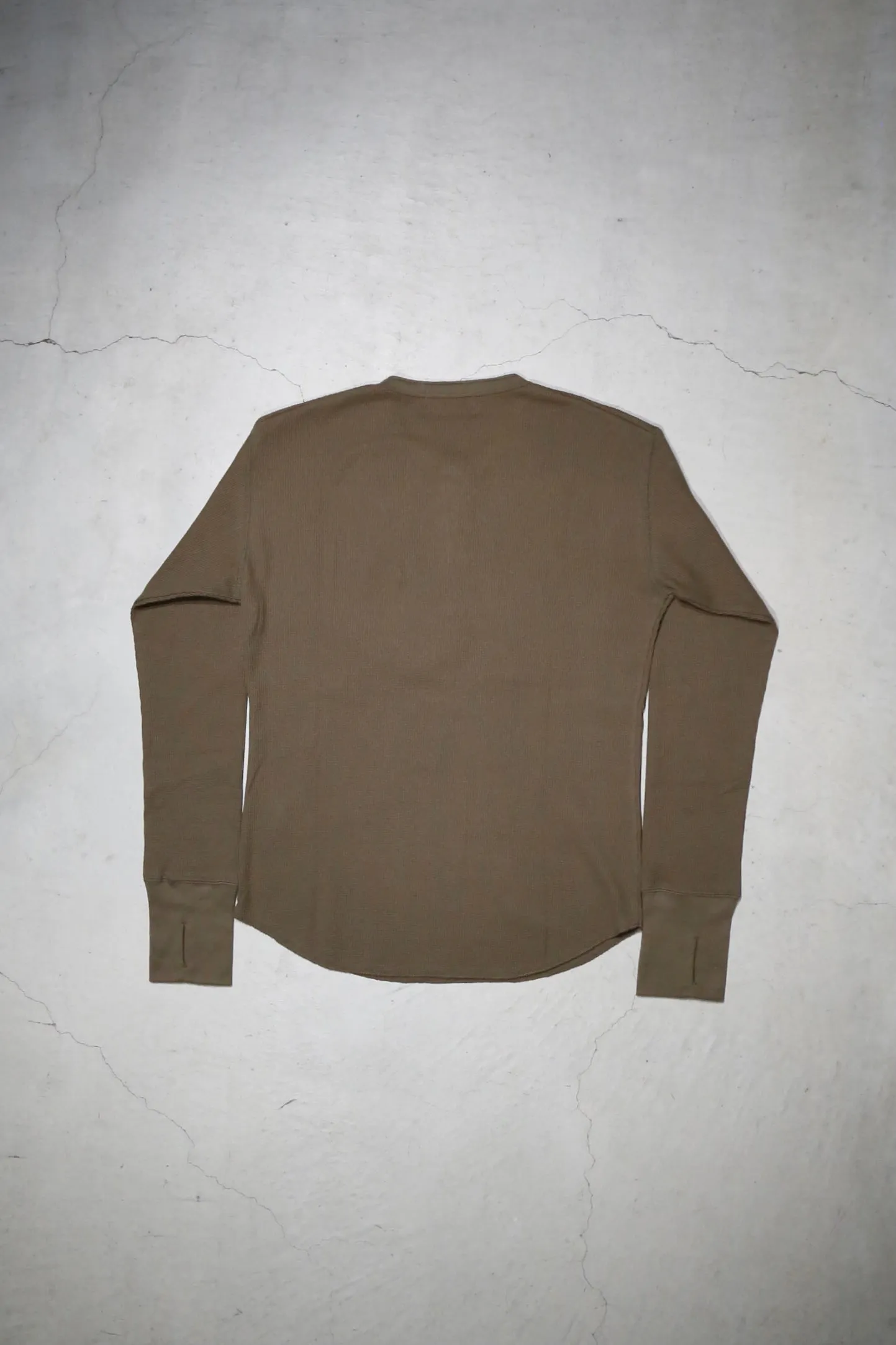 4B TIGHT WAFFLE LS (MOSS)(EXCLUSIVE)