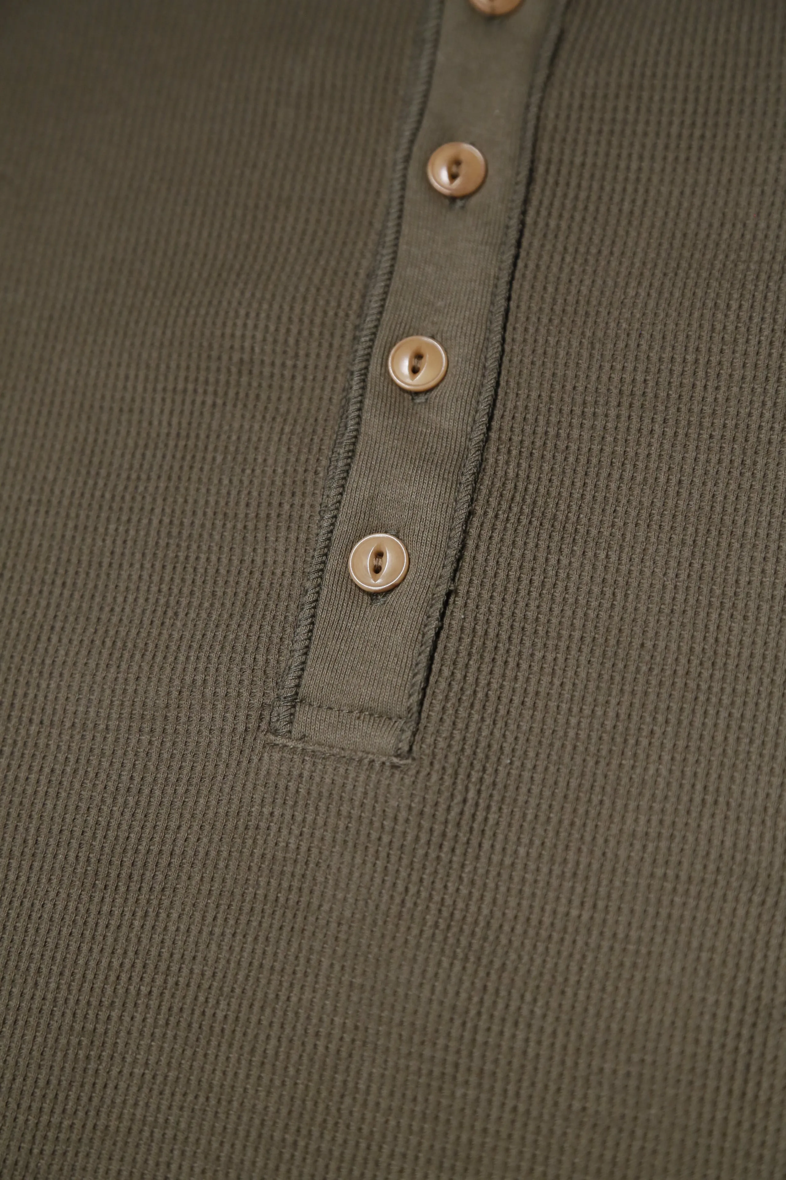 4B TIGHT WAFFLE LS (MOSS)(EXCLUSIVE)