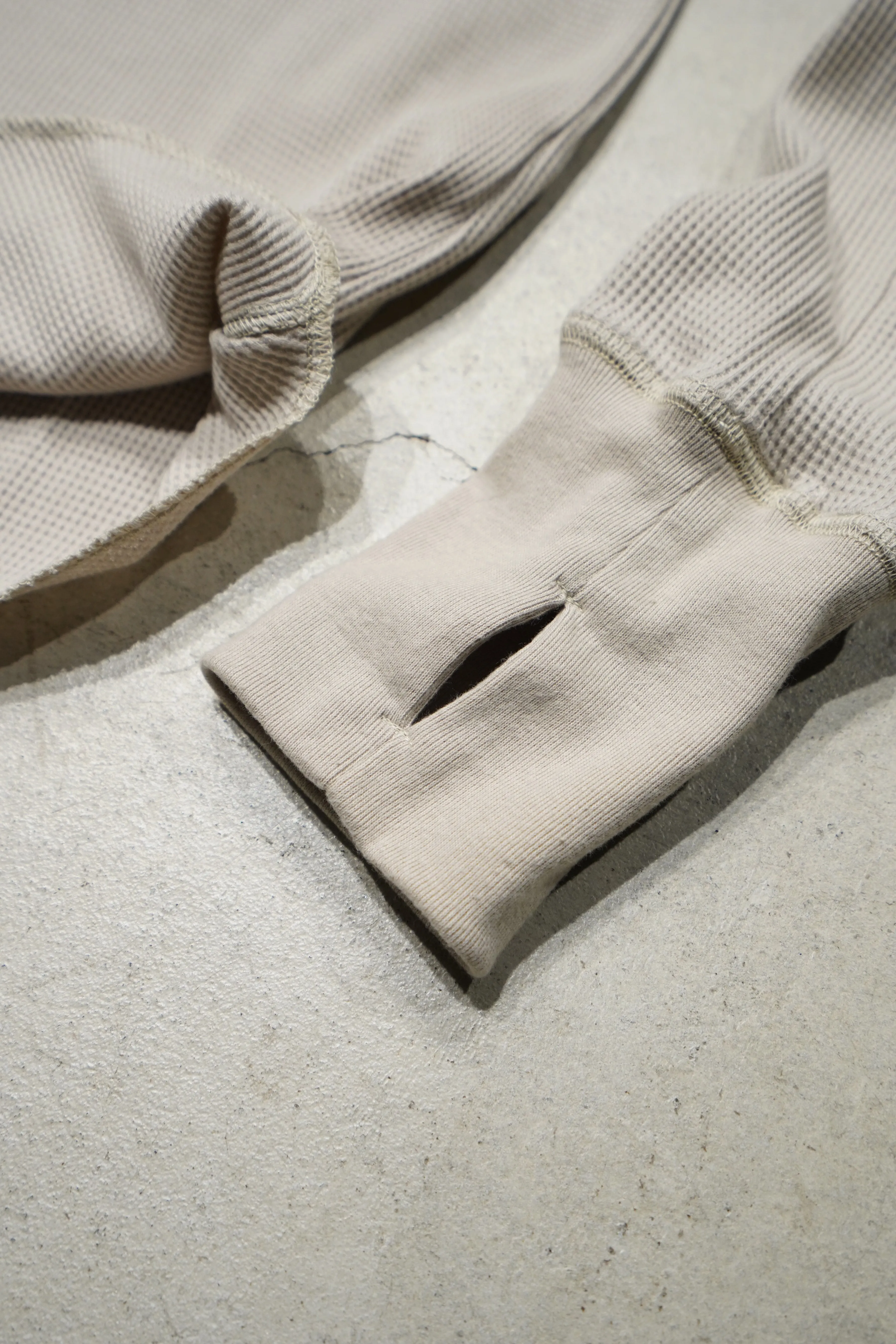 4B TIGHT WAFFLE LS (SAND)(EXCLUSIVE)