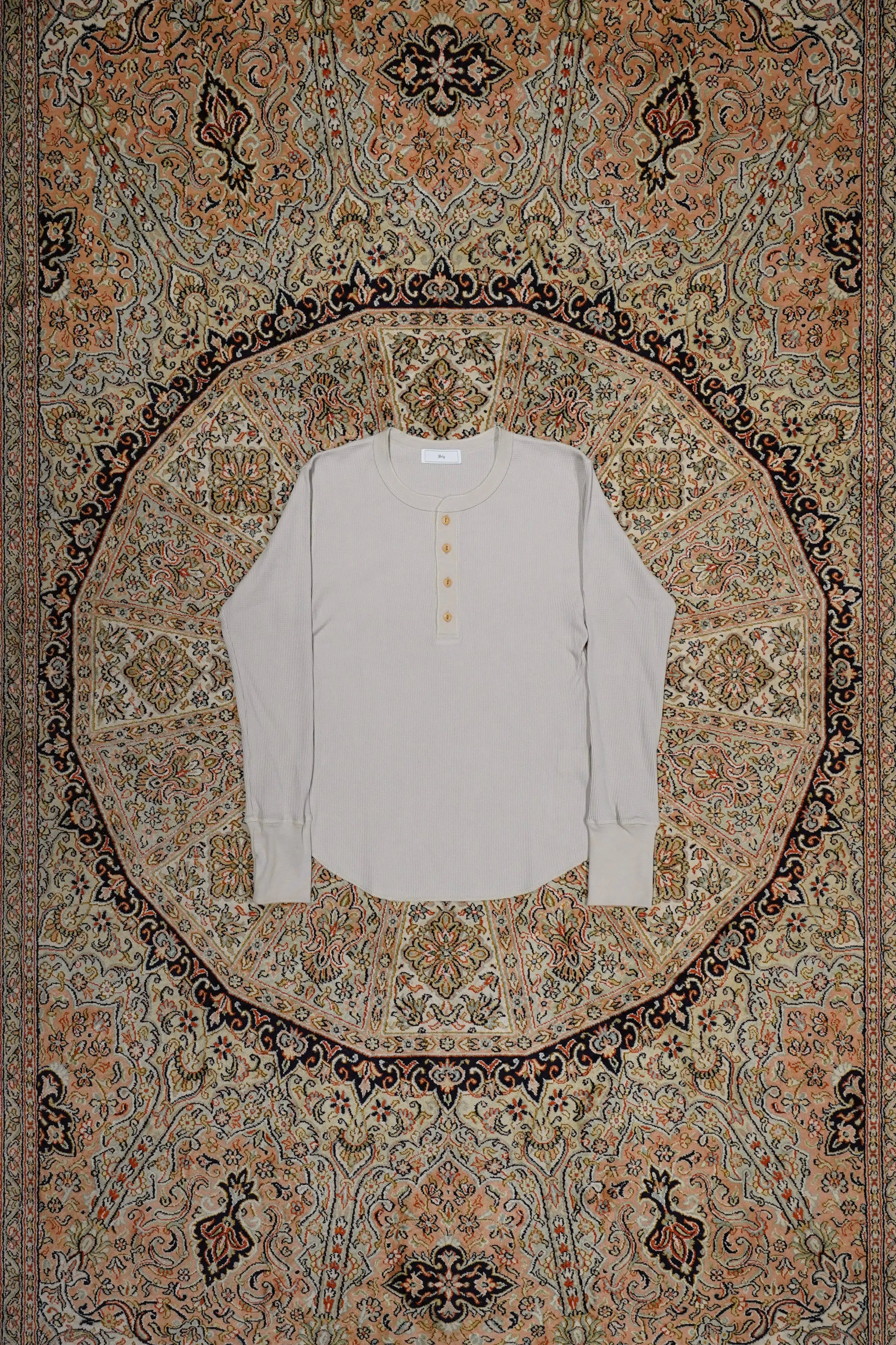 4B TIGHT WAFFLE LS (SAND)(EXCLUSIVE)