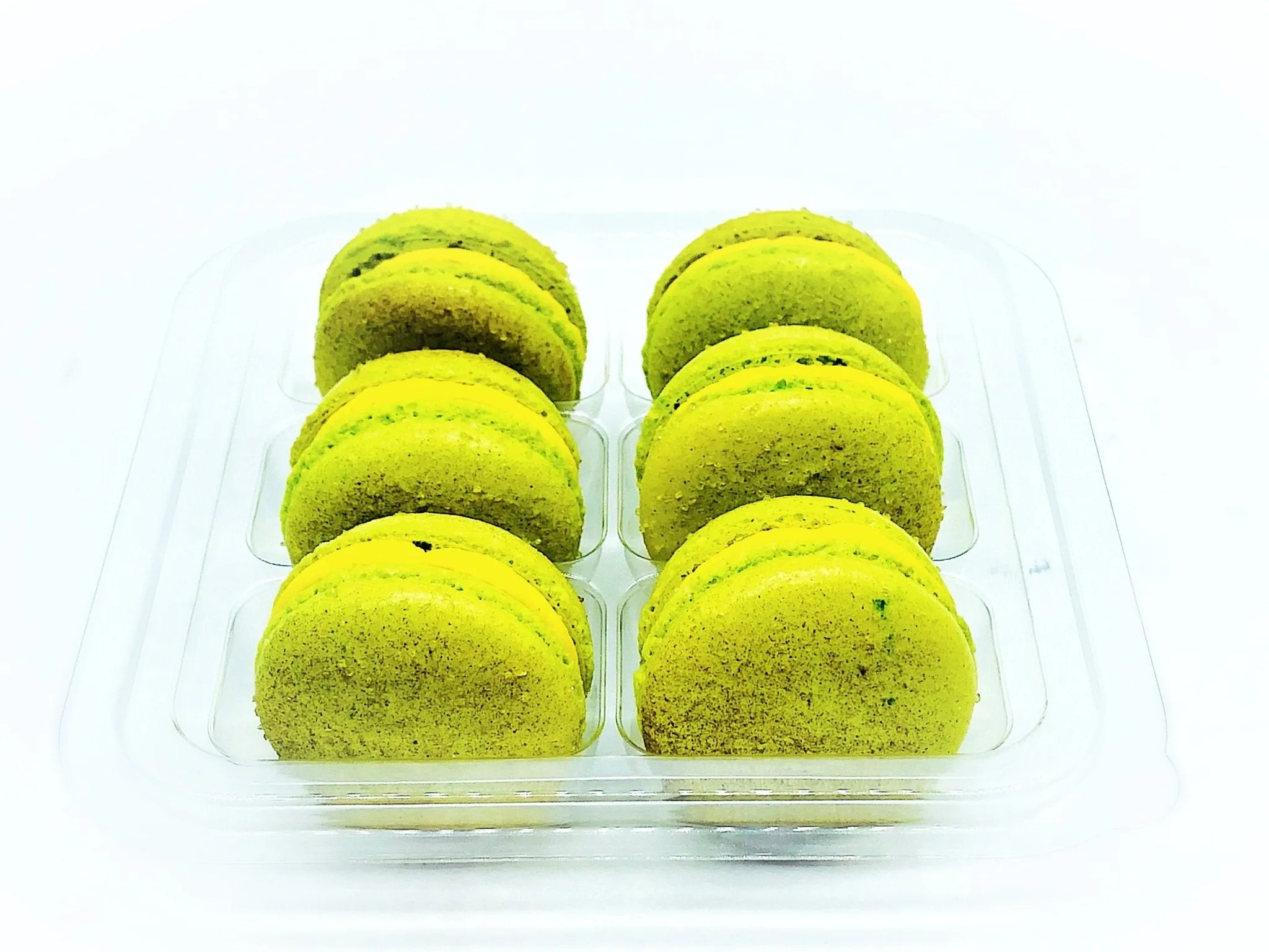 6 Pack  durian macarons | ideal for celebratory events.