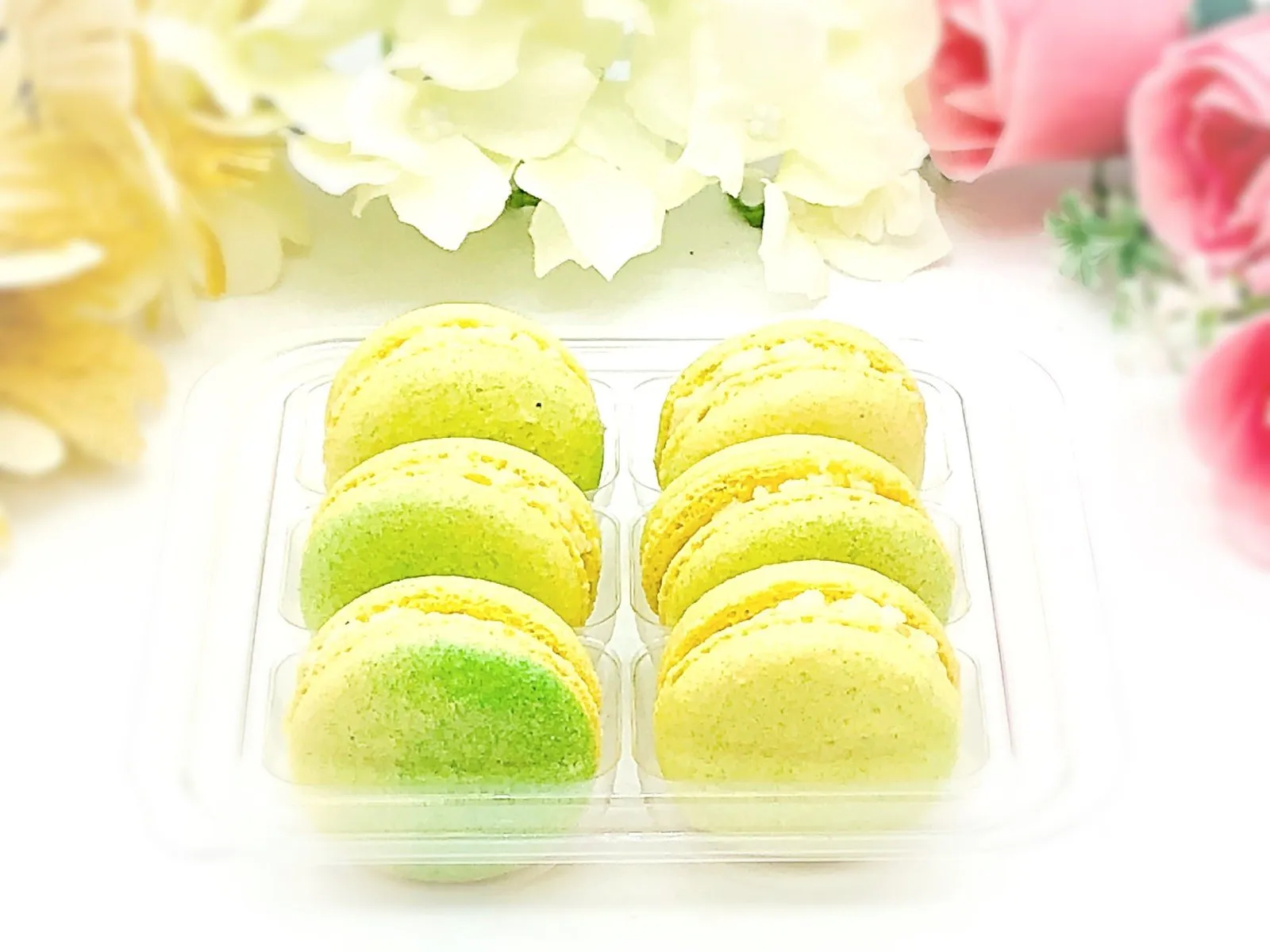 6 Pack  jackfruit macarons | ideal for celebratory events.