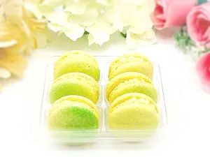6 Pack  jackfruit macarons | ideal for celebratory events.