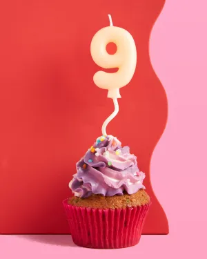 #9 Birth-YAY Candle - pastel bubble candle