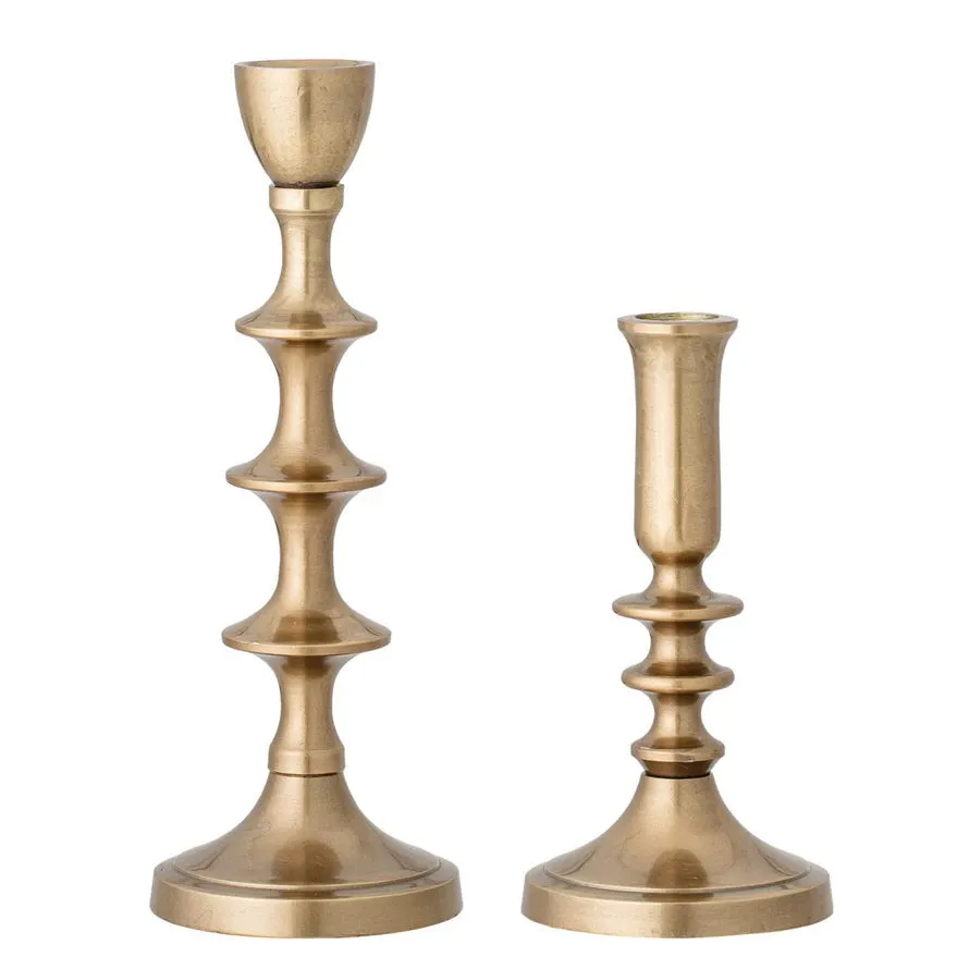 ALUMINUM TAPER CANDLE HOLDER (LARGE)
