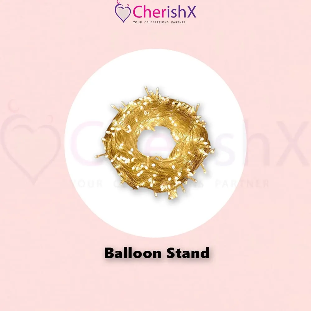 Anniversary Celebration Golden 40 Pcs Balloons for Bedroom Decoration