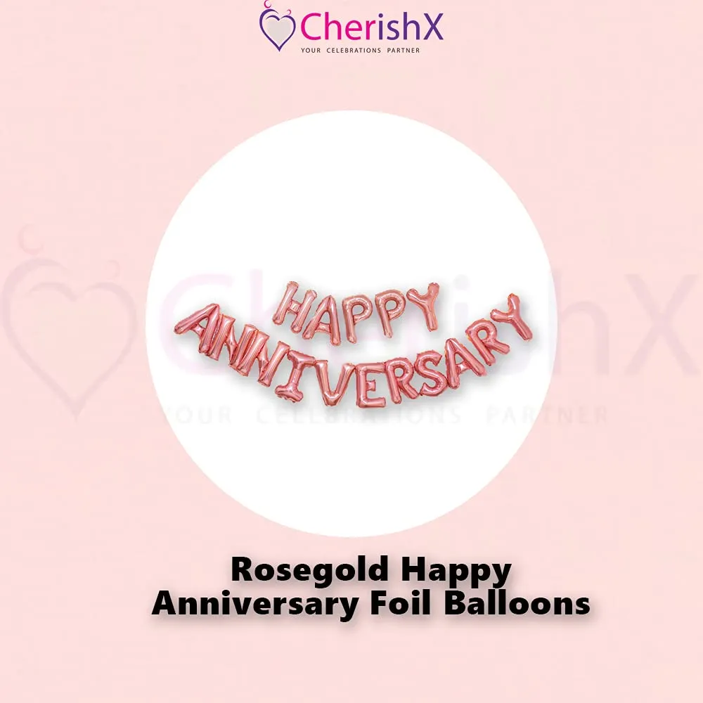 Anniversary Decoration Items Rosegold 40 Pcs - Wedding Anniversary Decoration