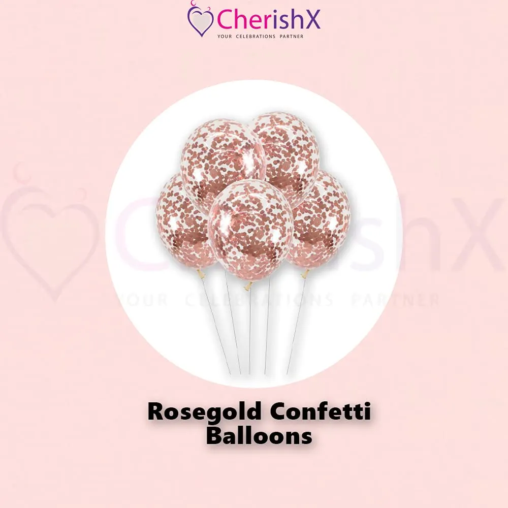 Anniversary Decoration Items Rosegold 40 Pcs - Wedding Anniversary Decoration