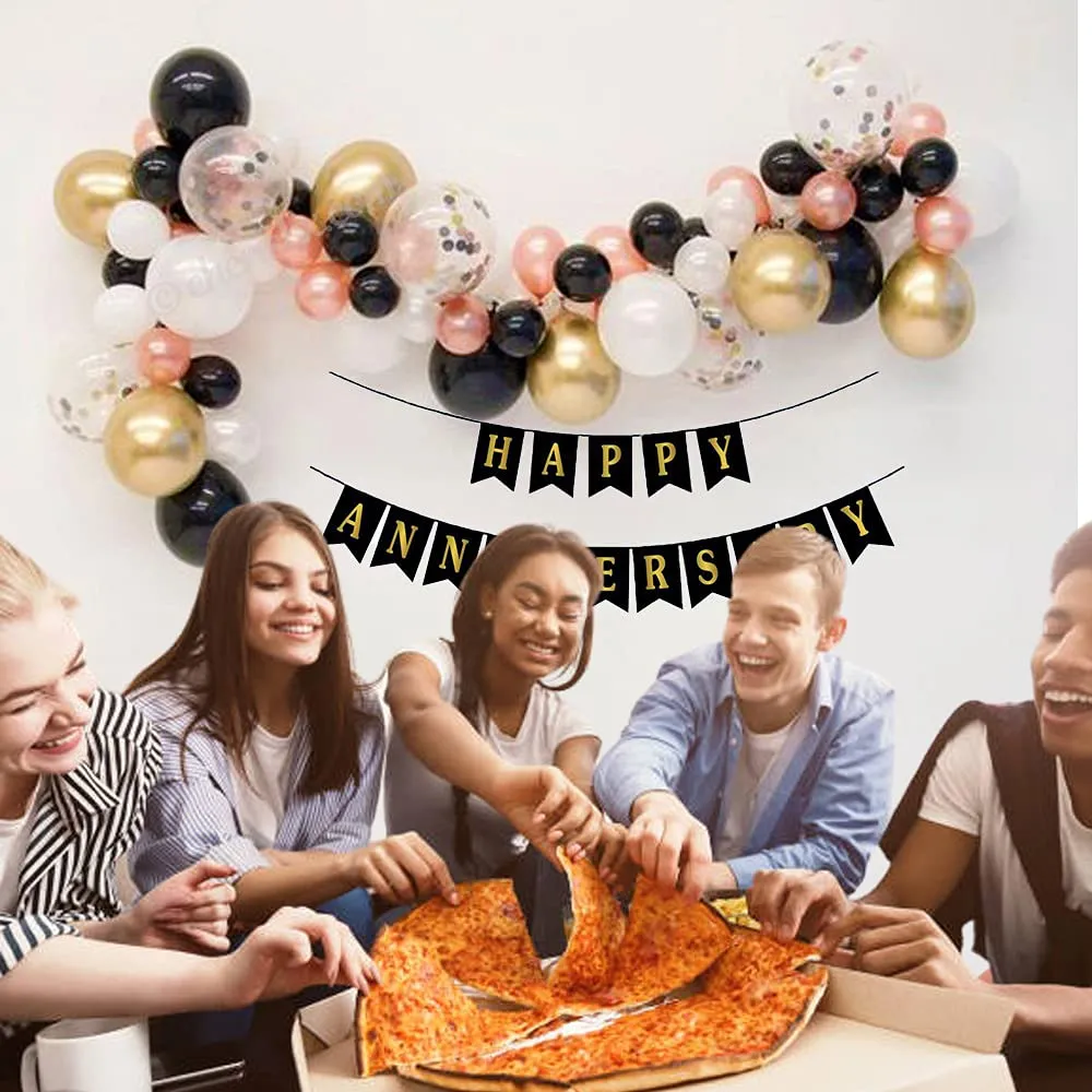 Anniversary Decoration Kit Rosegold 54 Pcs Balloons For Wedding Anniversary Decoration Items For Home