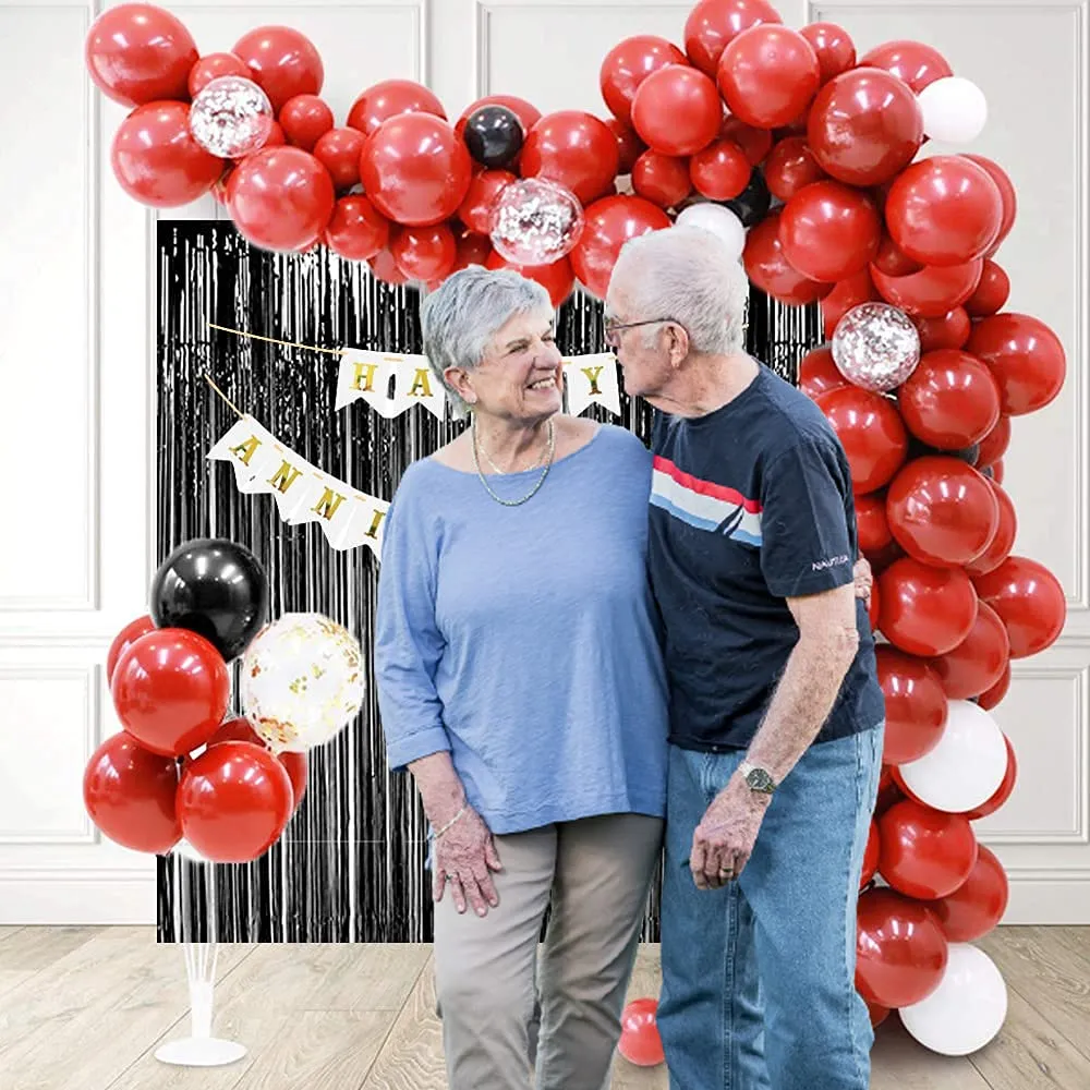 Anniversary Decorations Kit Red 68  Pcs For House party