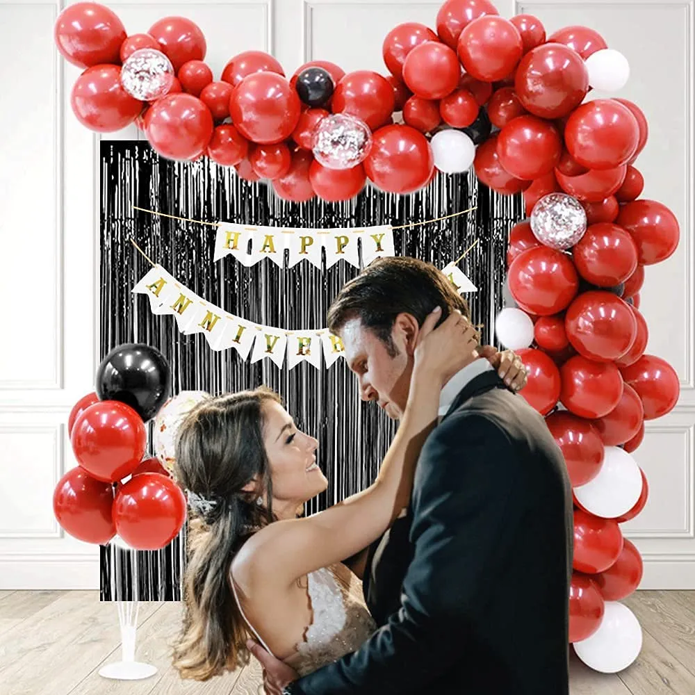 Anniversary Decorations Kit Red 68  Pcs For House party