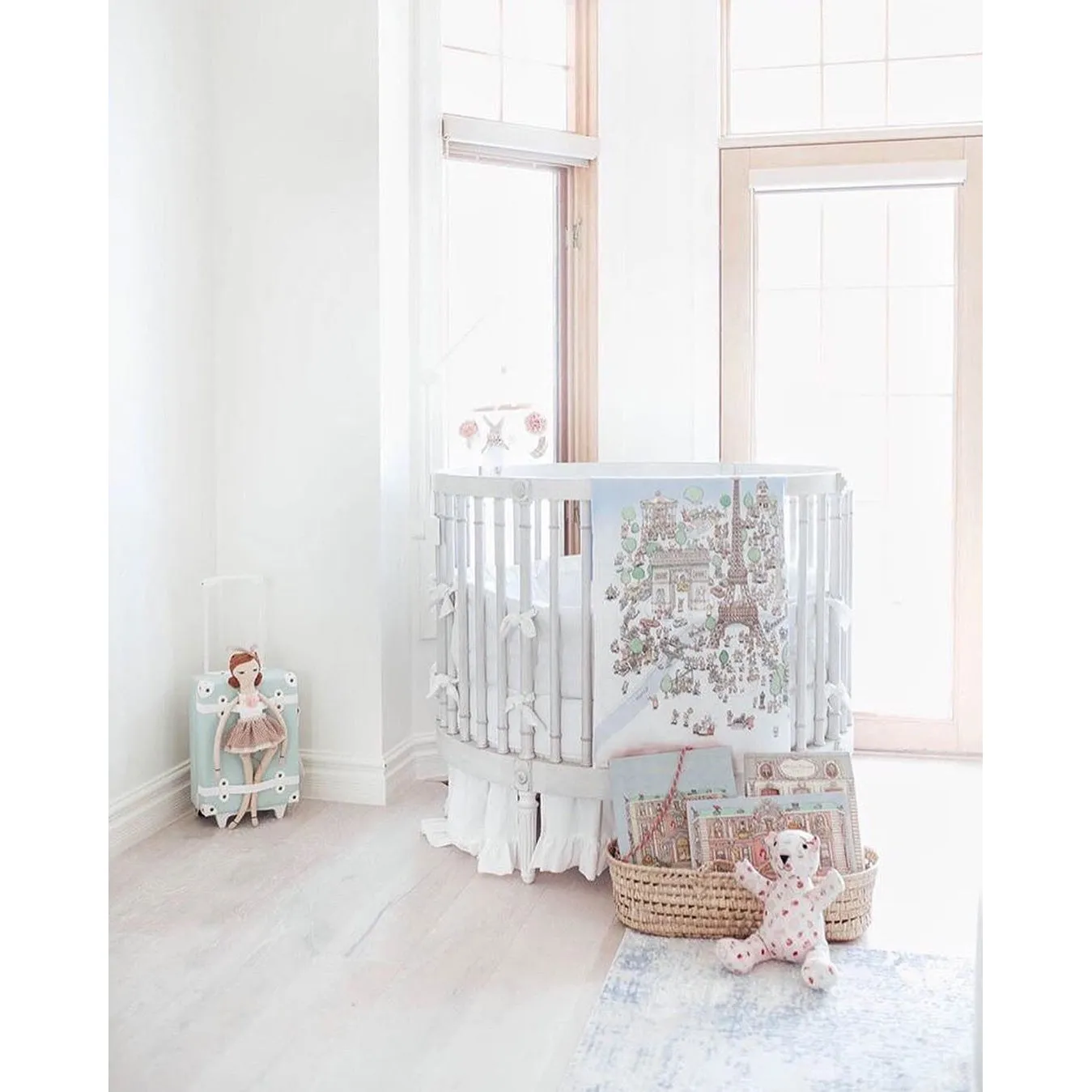 Atelier Choux Set of 3 Muslins Carousel & Hot Air Balloons & Paris