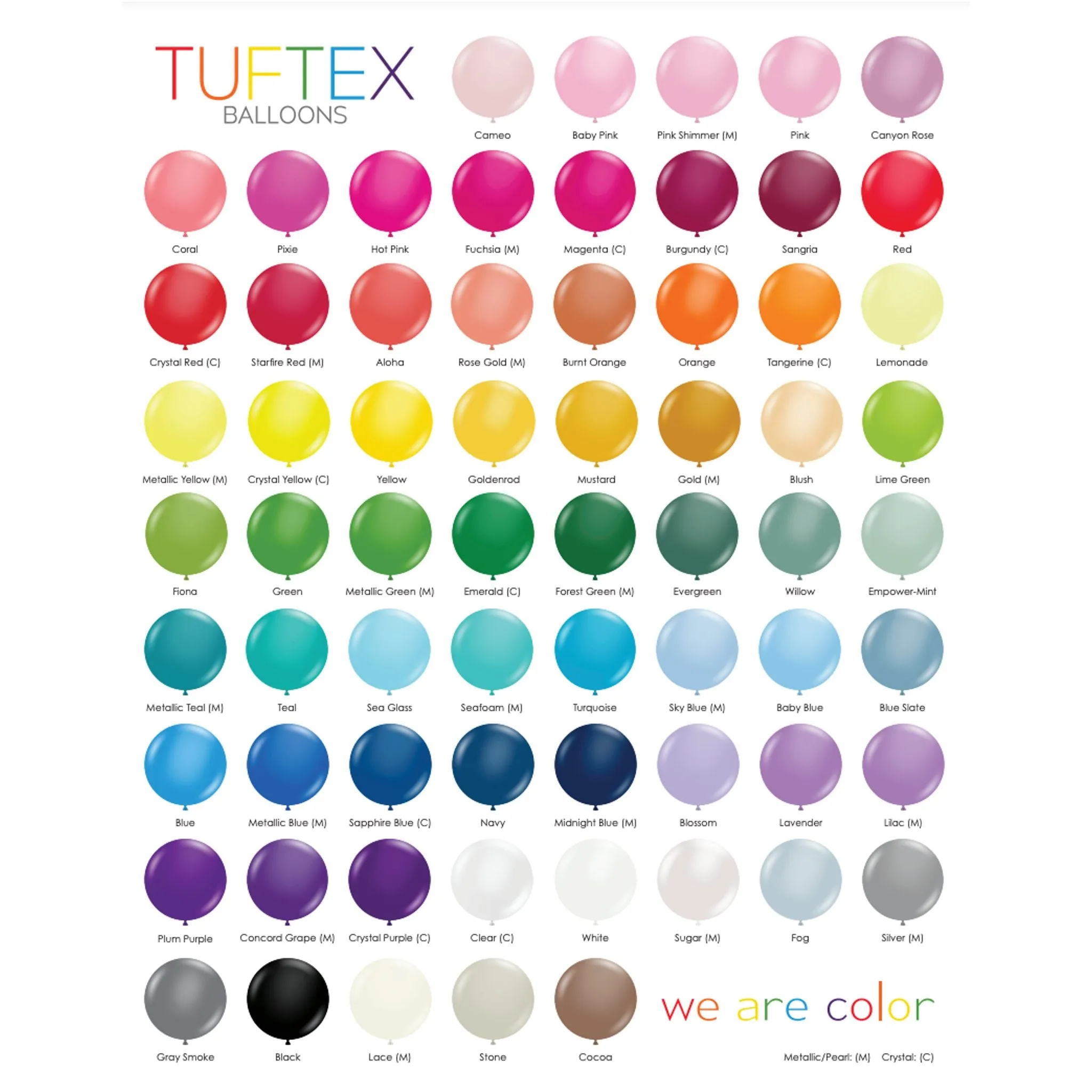 Baby Blue | 5 INCH | Tuftex Latex Balloons | Package 10