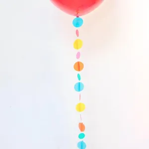 Balloon Tail - Rainbow Circles
