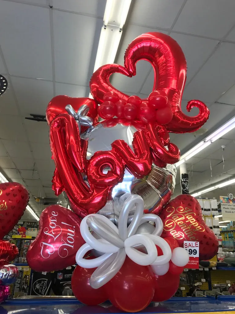 BB15 -Grand Marquee Love Balloon Bouquet