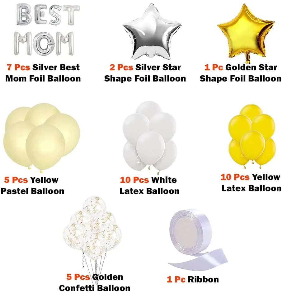 Best Mom 41 Pcs Surprise Balloon Decoration DIY Kit