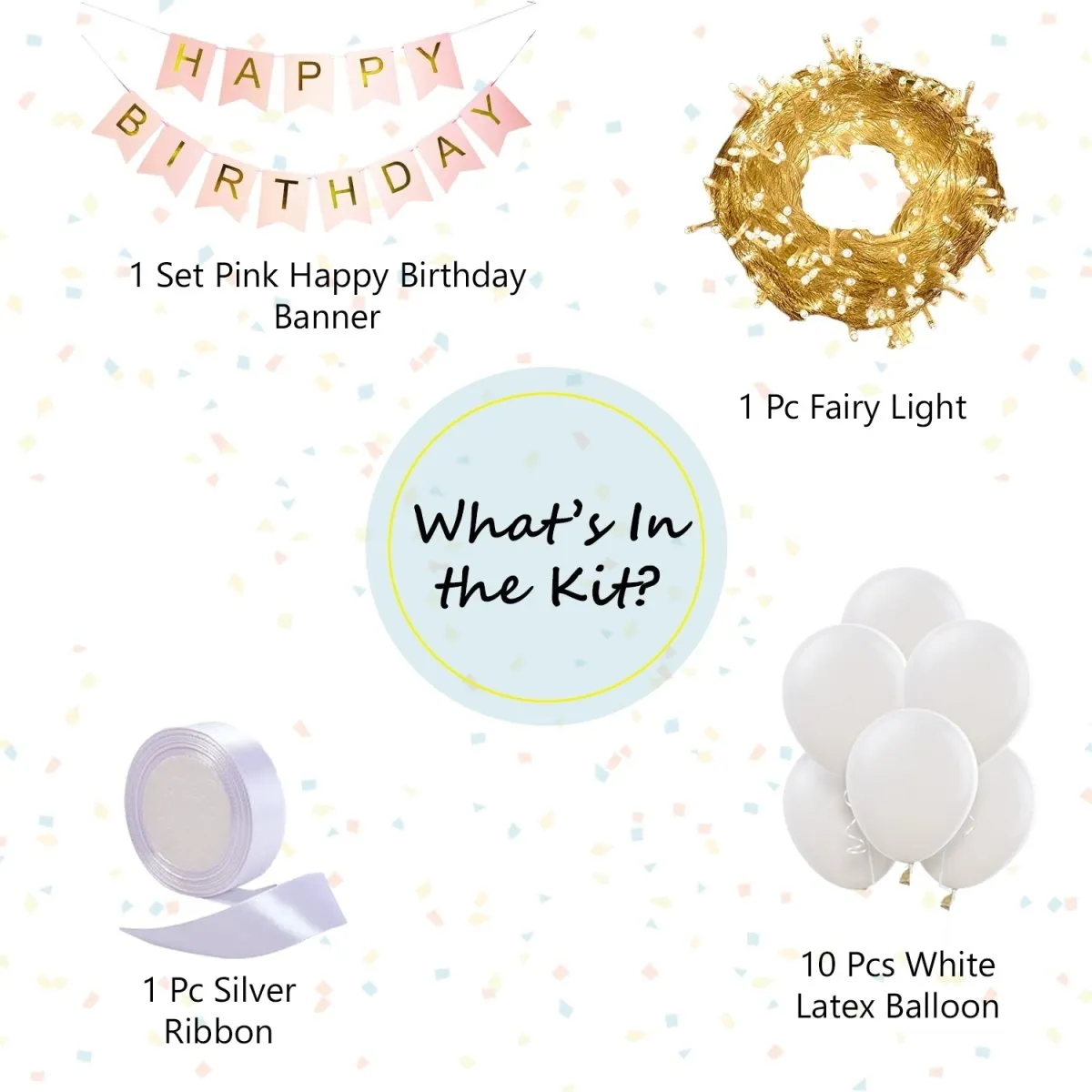 Birthday Balloons Decoration Rosegold 13 Pcs - Birthday Decoration 1st, 10th, 18th, 21st, 25th, 30th, 40th, 50th Birthday