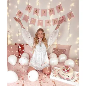 Birthday Balloons Decoration Rosegold 13 Pcs - Birthday Decoration 1st, 10th, 18th, 21st, 25th, 30th, 40th, 50th Birthday