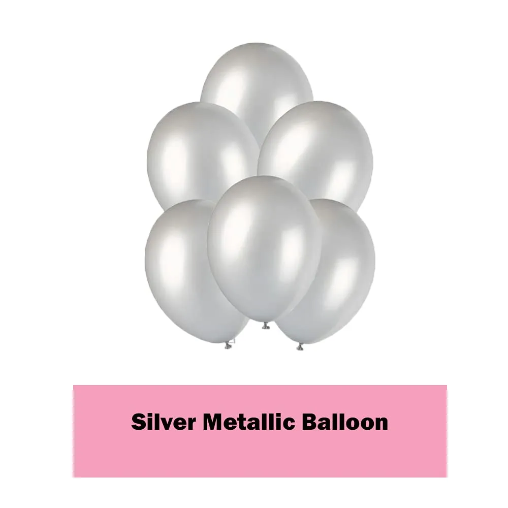 Birthday Decoration Blue & Silver 34 Pcs 1st, 10th, 18th, 21st, 25th, 30th, 40th, 50th Birthday