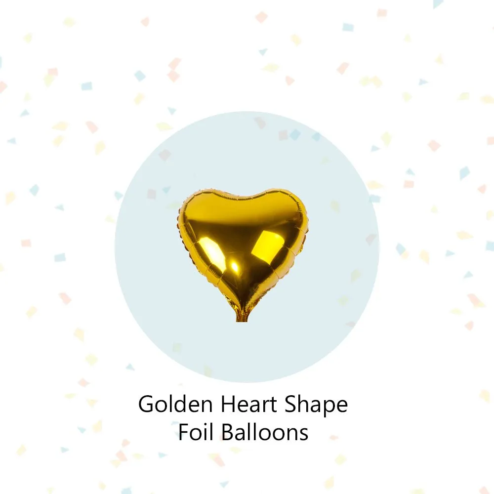 Birthday Decoration Item Golden 38 Pcs - birthaday decoration kit