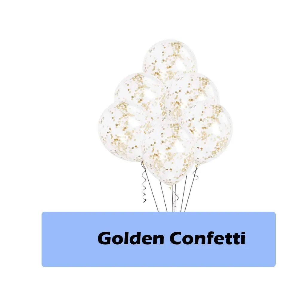 Birthday Decoration Items Golden 44 Pcs