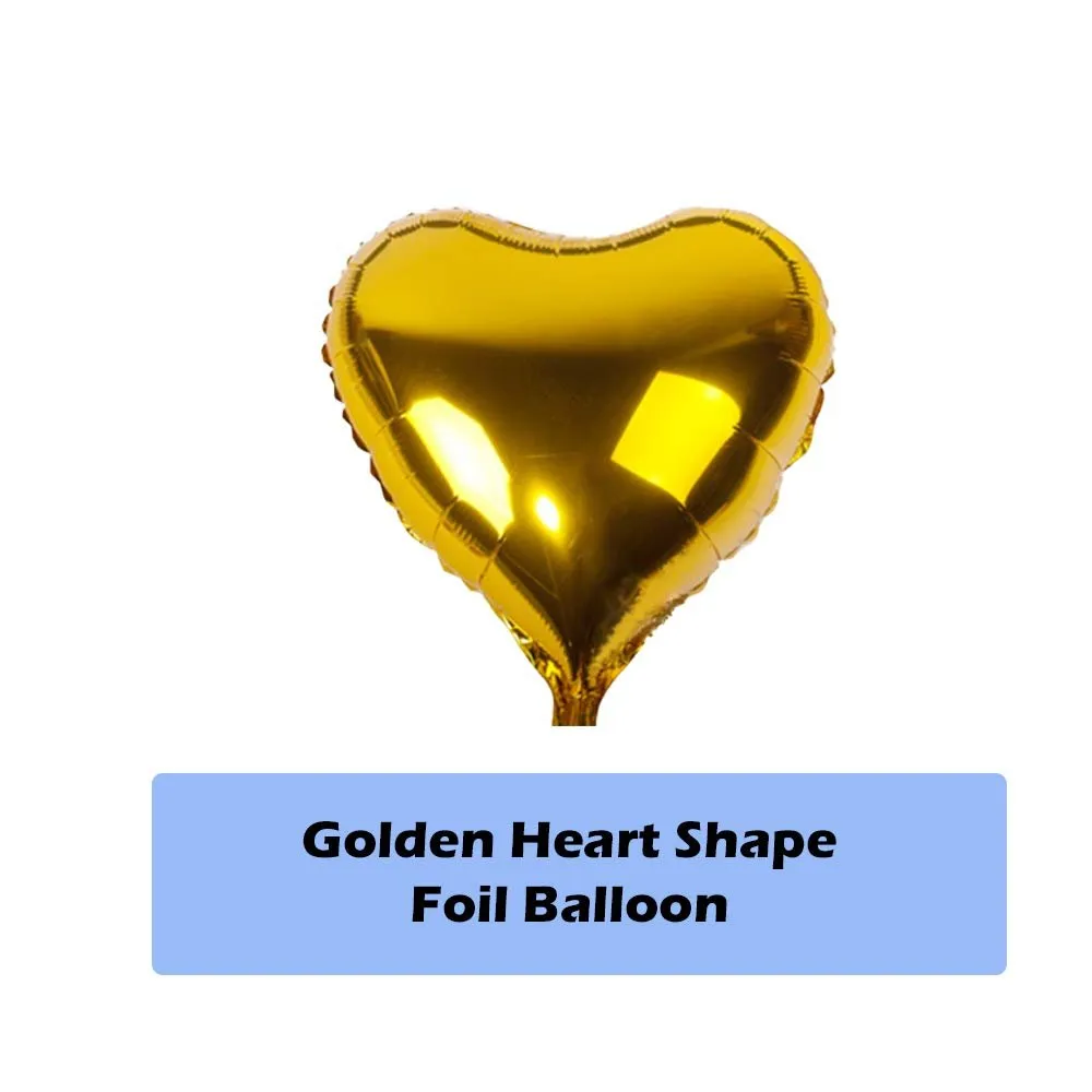 Birthday Decoration Items Golden 44 Pcs