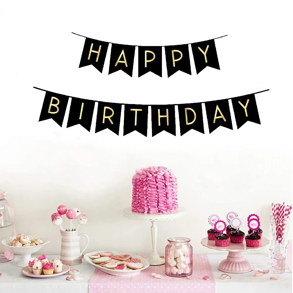 Birthday Decoration Rosegold 47 Pcs items - Birthday Party Supplies for men and women