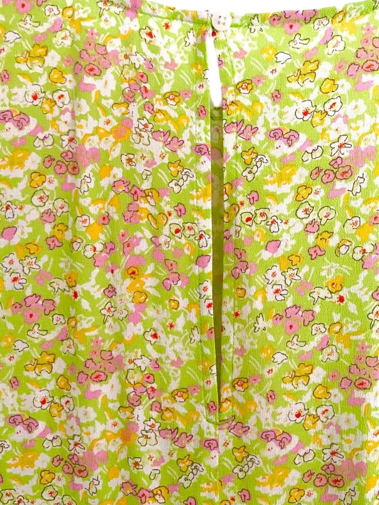 Bright Spring Floral Print Dress