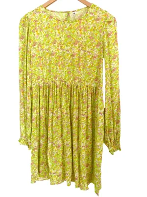 Bright Spring Floral Print Dress