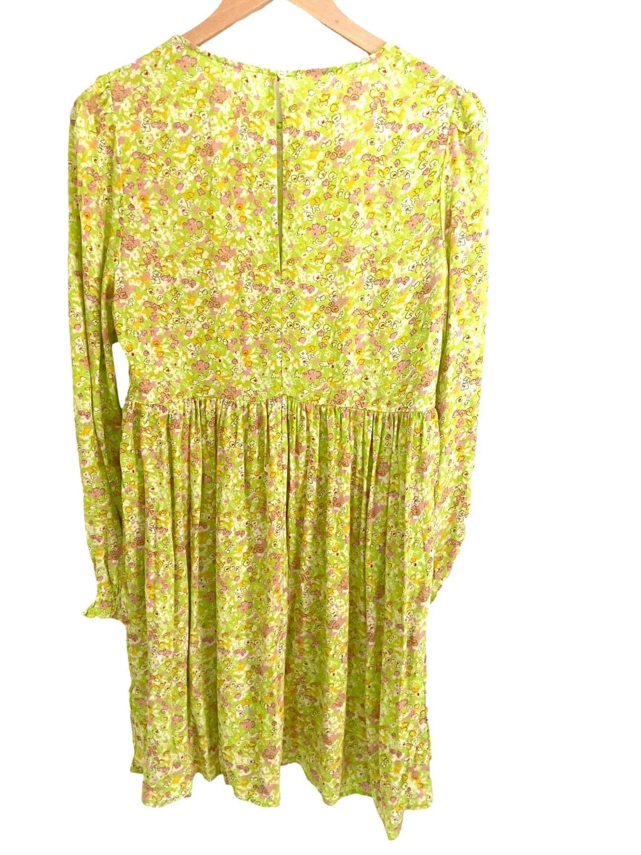 Bright Spring Floral Print Dress