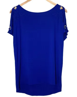 Bright Winter Cobalt Blue Grommet Top