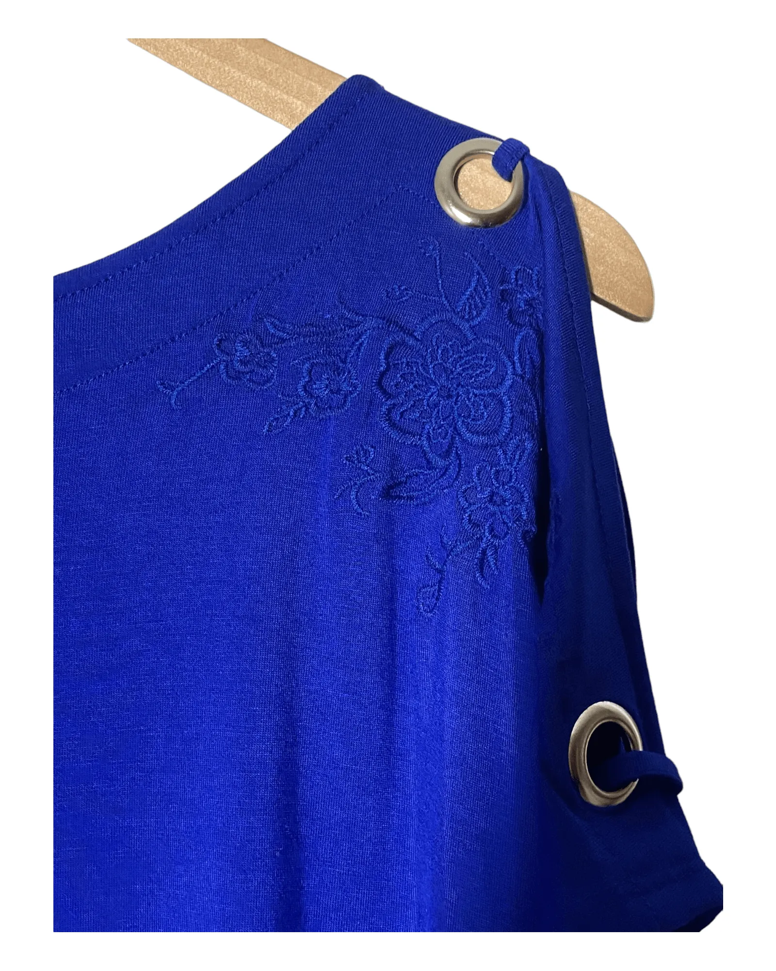Bright Winter Cobalt Blue Grommet Top